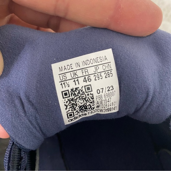 Adidas Top Sala Competition Indoor Soccer Shoes Futsal Blue IE1547 Men size 11.5 - Picture 12 of 13